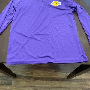 Purple Lakers Quarter-Zip Pullover